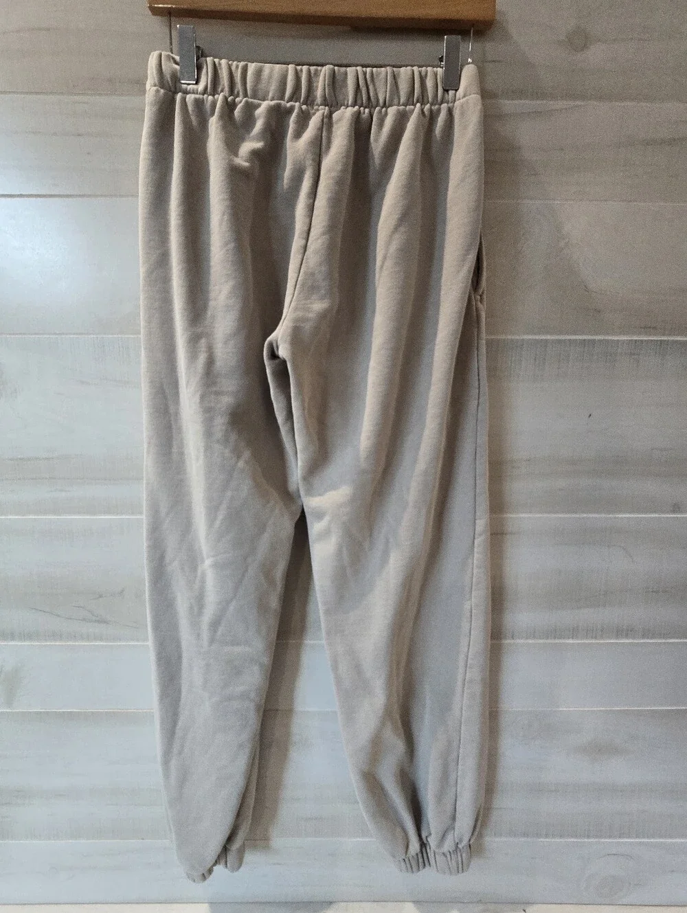 {S} John Galt By Brandy Melville Beige Cream Jogger Pants